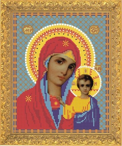 Набор для вышивания бисером Пресвятая Богородица - Казанская